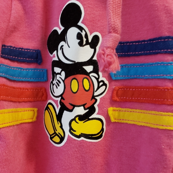 Pink Mickey Mouse Disney Hoodie Jacket Pride size XL - Picture 4 of 8